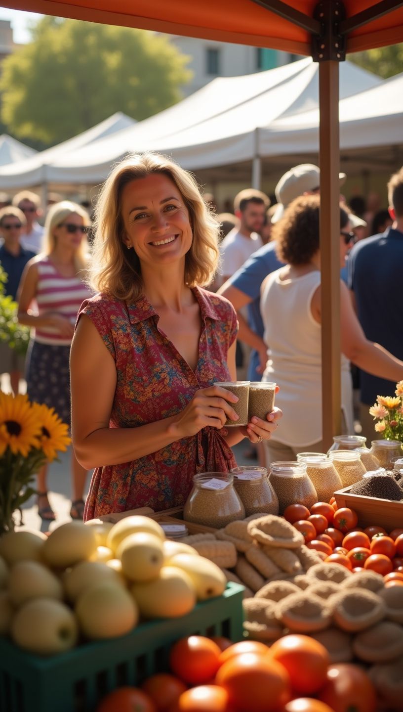 Προετοιμασία υγιεινής συνταγής με λιναρόσπορους και ελαιόλαδο.
